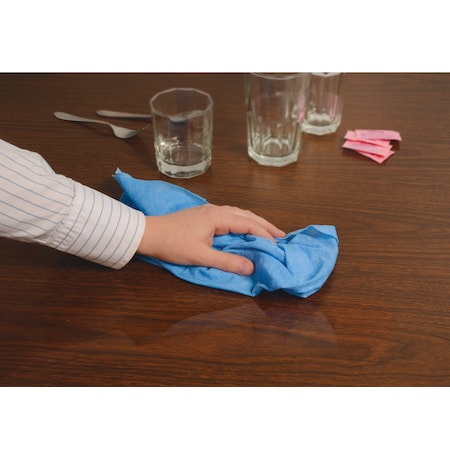 Atlantic Mills Atlantic Mills 13.5"x24" Blue Medium Weight Wiper, PK150 8251A